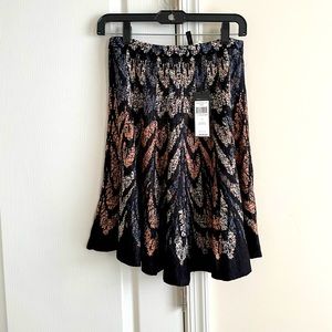 BCBGMAXAZRIA Albie Multi-color skirt size L NWT
